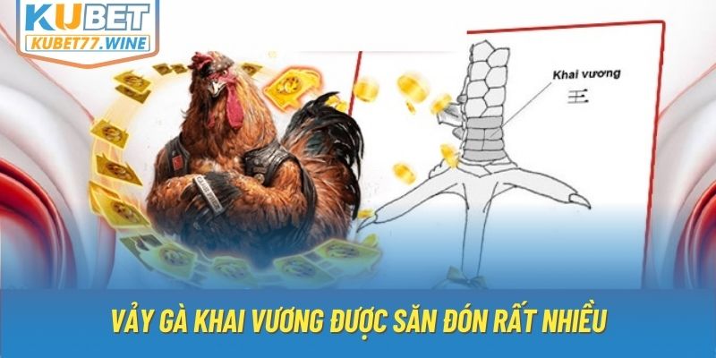 Vảy gà khai vương được săn đón rất nhiều